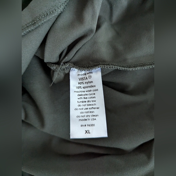 Revolve Susana Monaco mock gathered dress NWT size XL Color Hunter Green - Picture 8 of 9